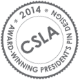 2014 Award Winning CSLA President's Pin Design